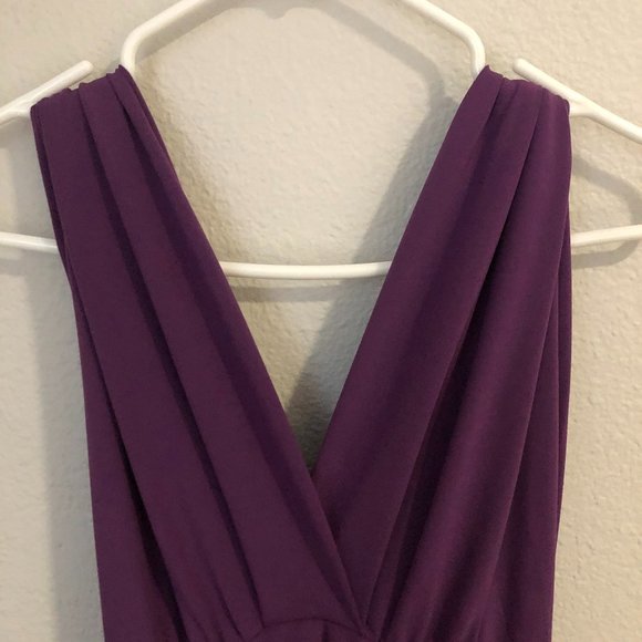 Dessy Group Twist Wrap Short Dress-can be worn multiple ways! - Picture 2 of 5